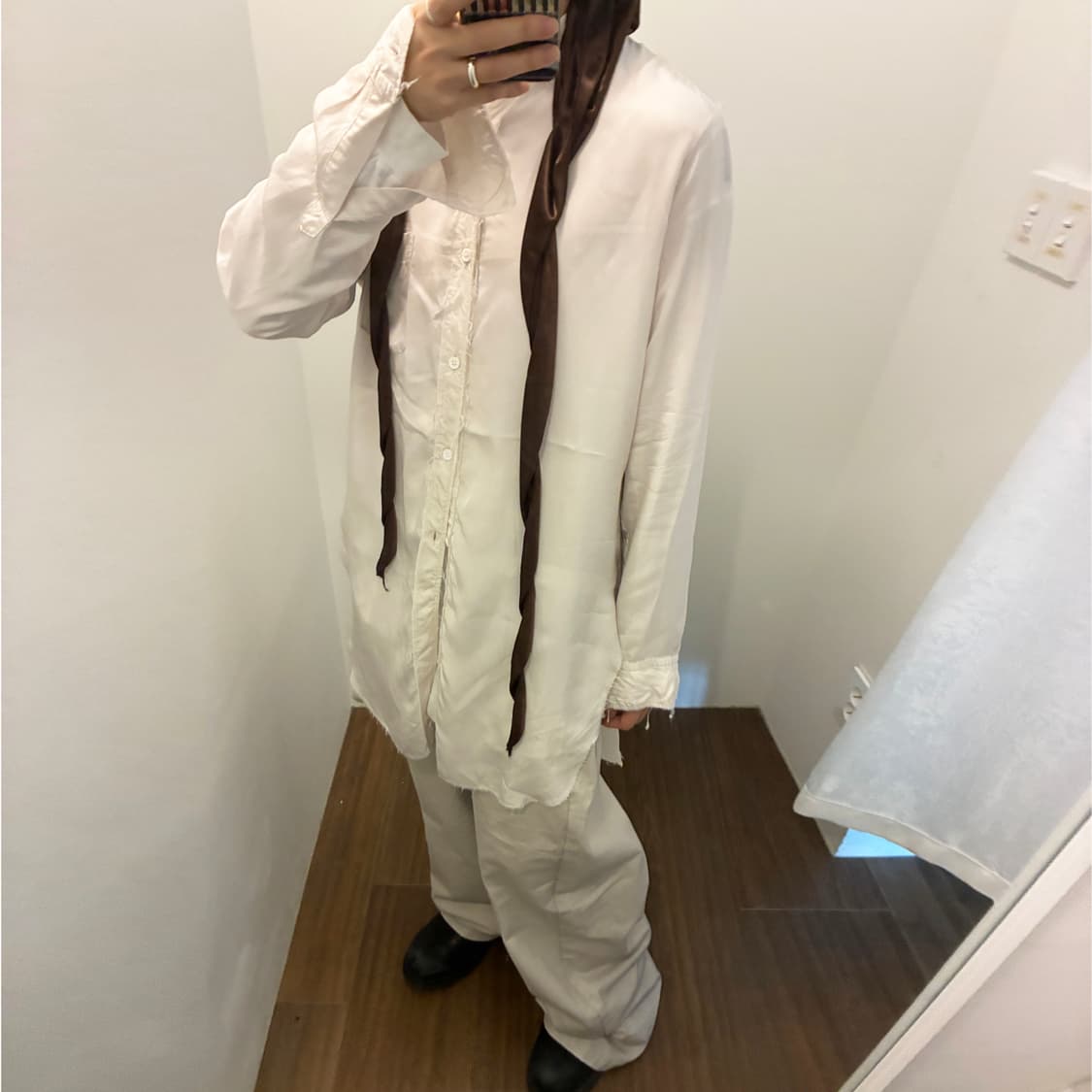 Sulvam Stand Collar Long Shirt  상품이미지2