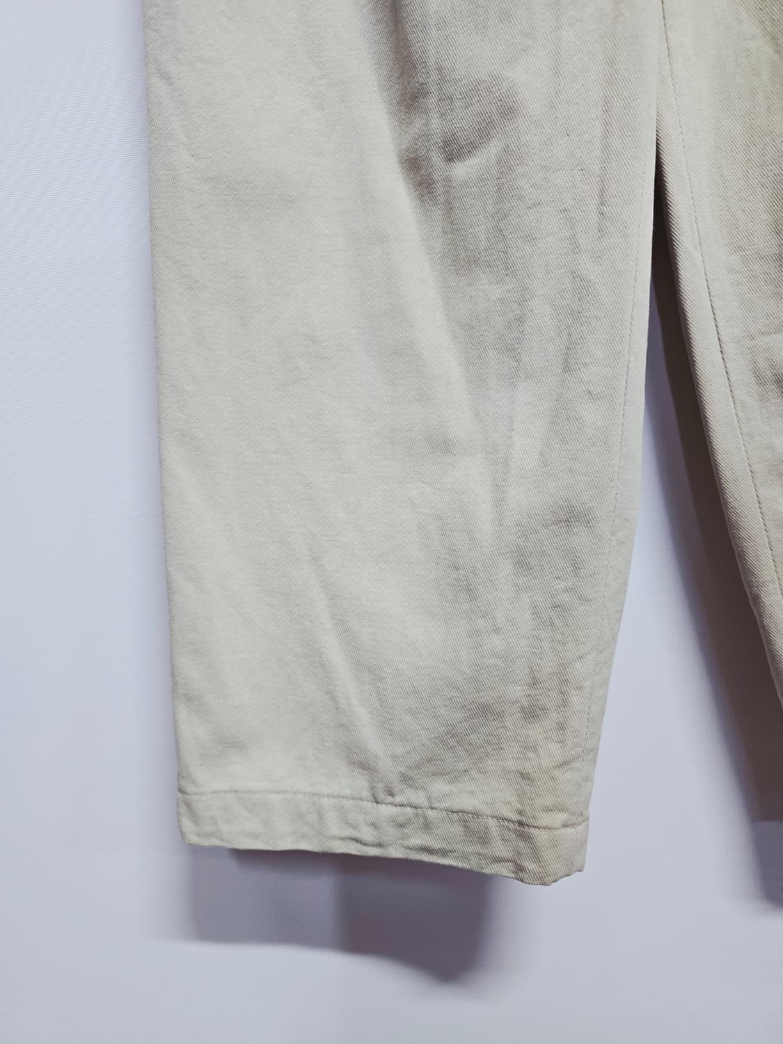 온앤온 베이지색 와이드 팬츠 슬랙스 상품이미지3