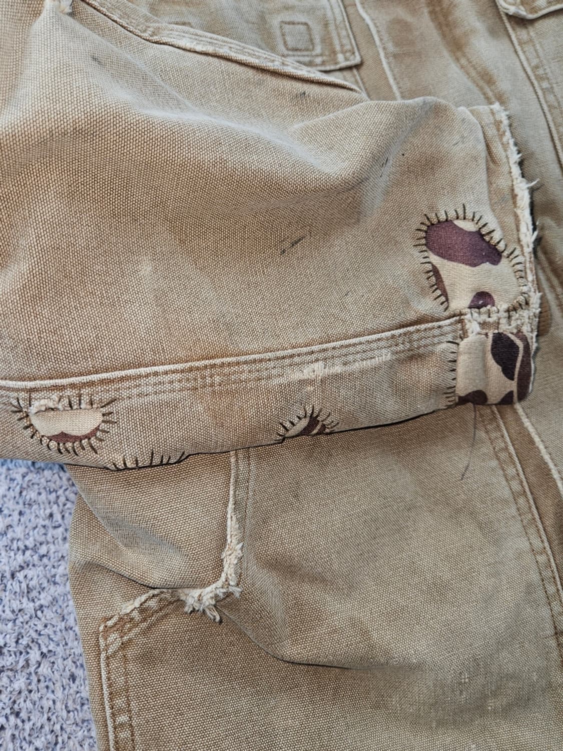 칼하트 C26 리페어 커스텀 덕 초어 워크 자켓 ( M ) / 11171 상품이미지6