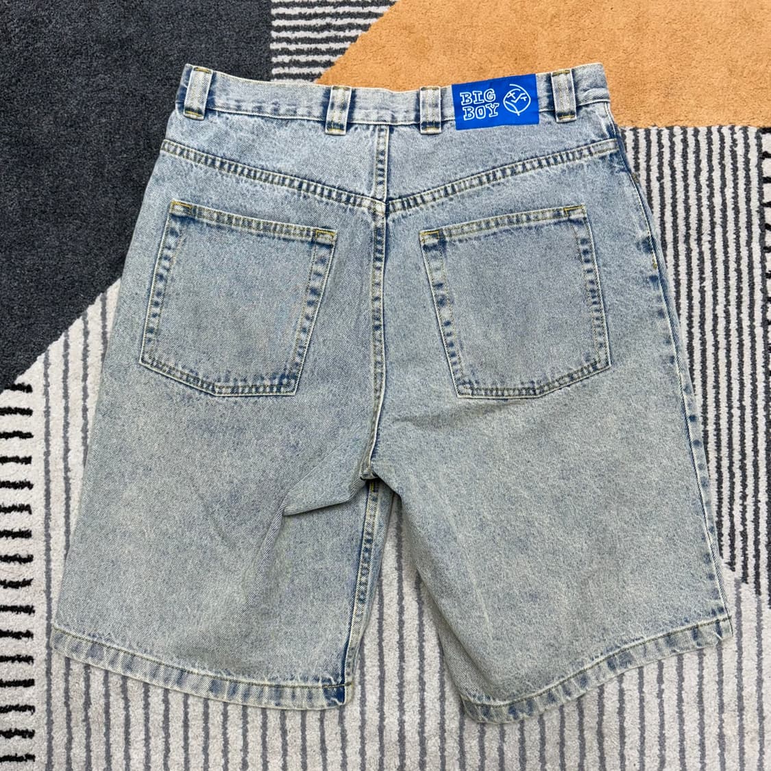 [M] 폴라 스케이트 빅보이 데님 쇼츠 라이트 블루 상품이미지4