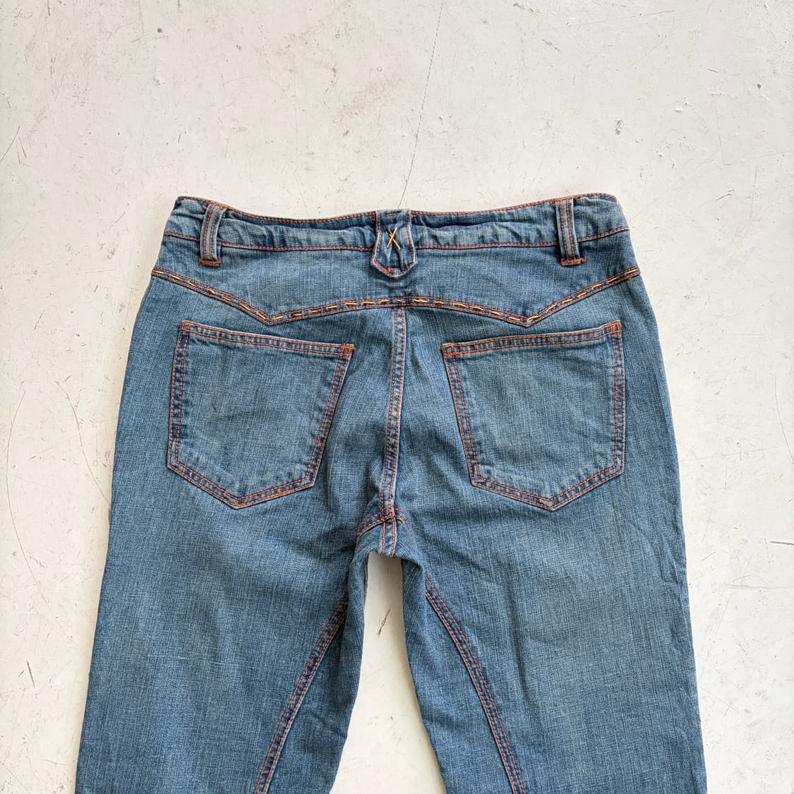 Lassby 빈티지 자수 부츠컷 데님팬츠 30 상품이미지8