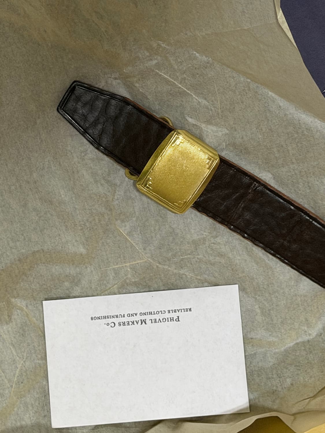 피그벨 히콕 벨트 브라운 금장 1사이즈 상품이미지1