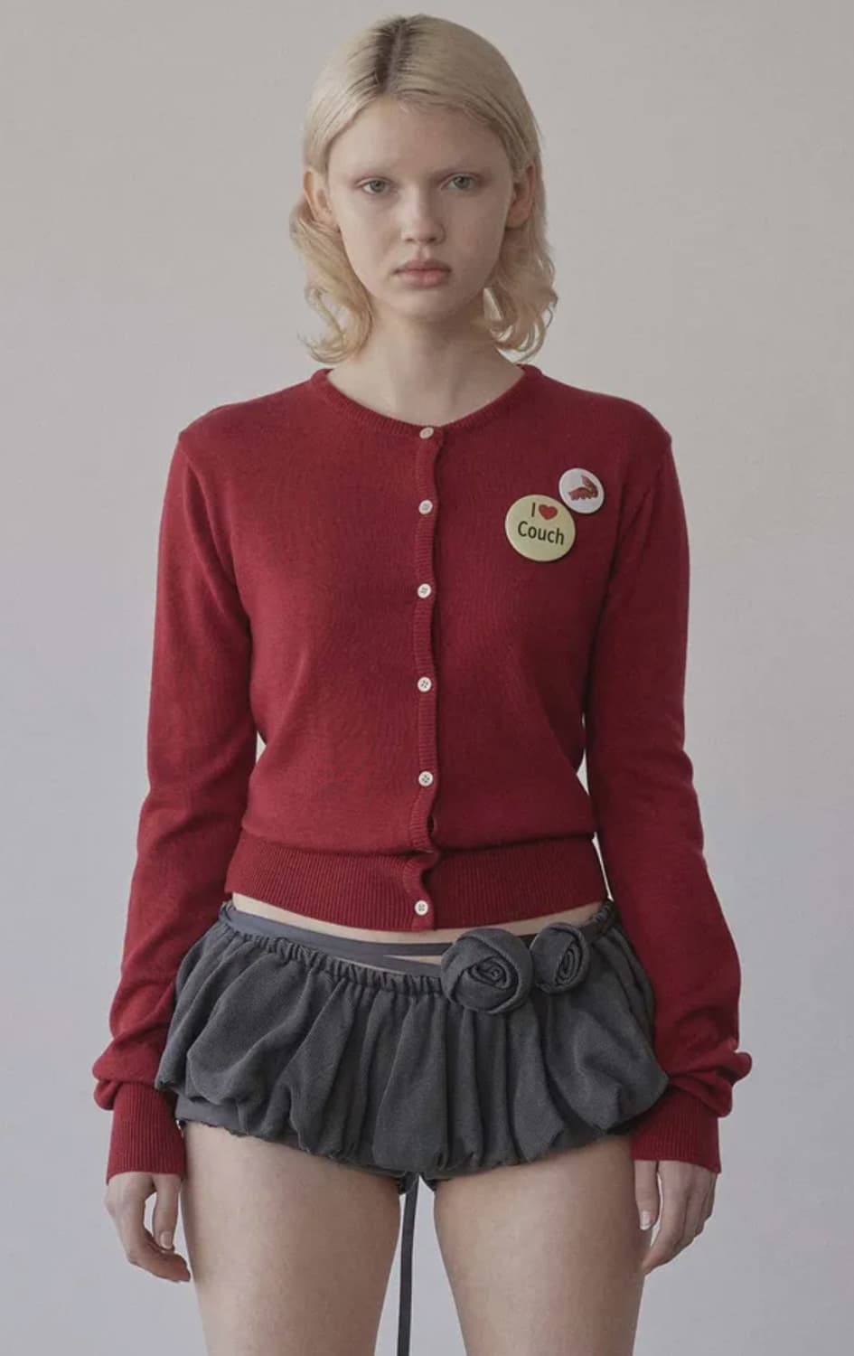 새상품) 스컬프터 가디건 My Go To Cardigan Red 상품이미지1