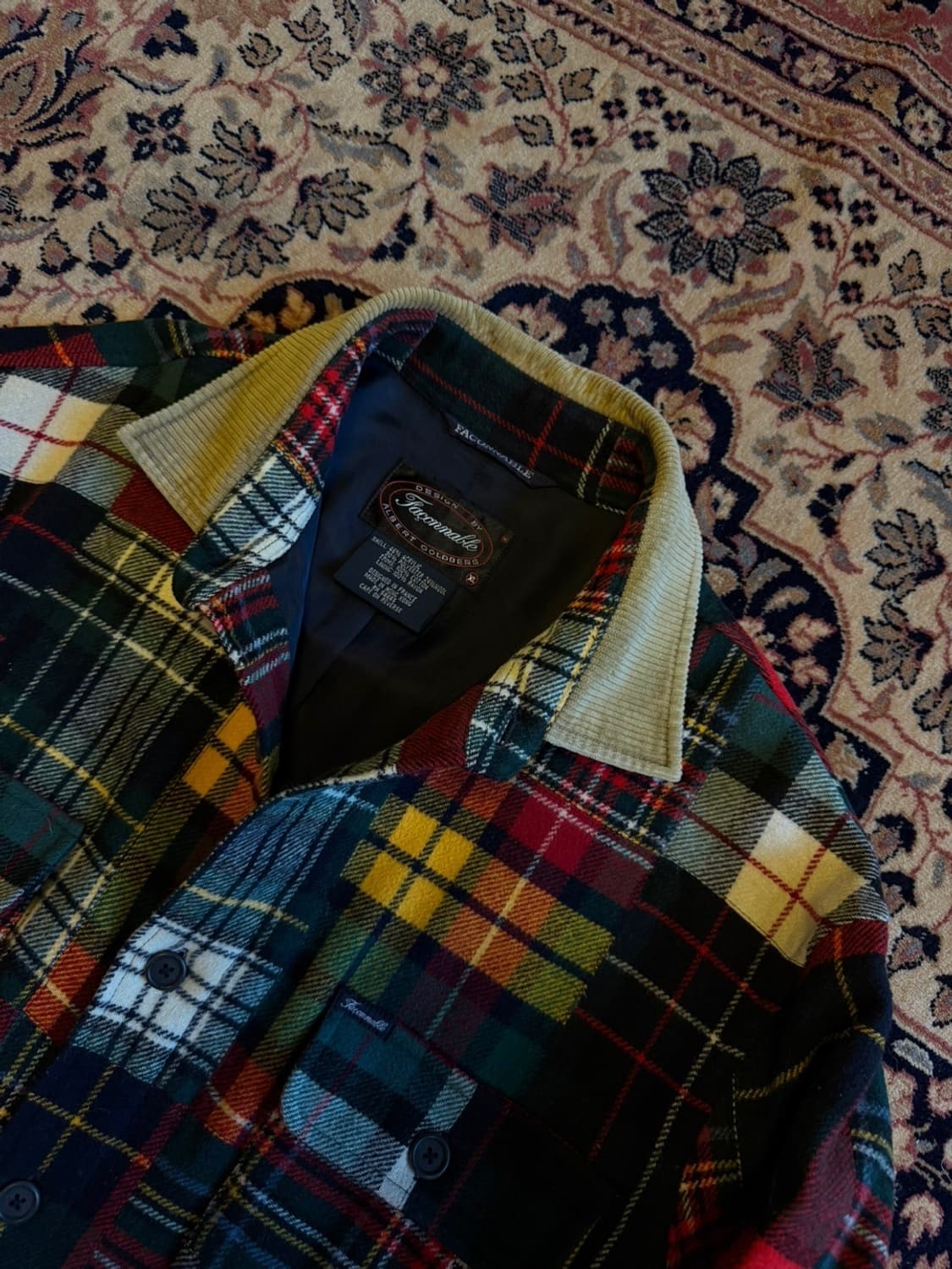 파쏘나블 트위드 패치워크 자켓 105 상품이미지4