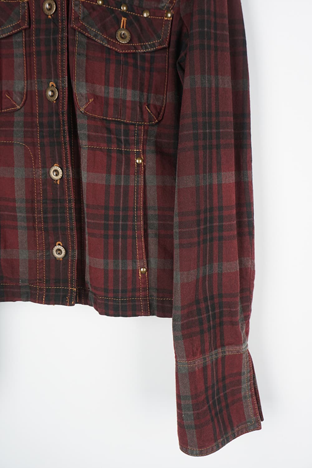 KYOKO HIGA  plaid trucker jacket 상품이미지4