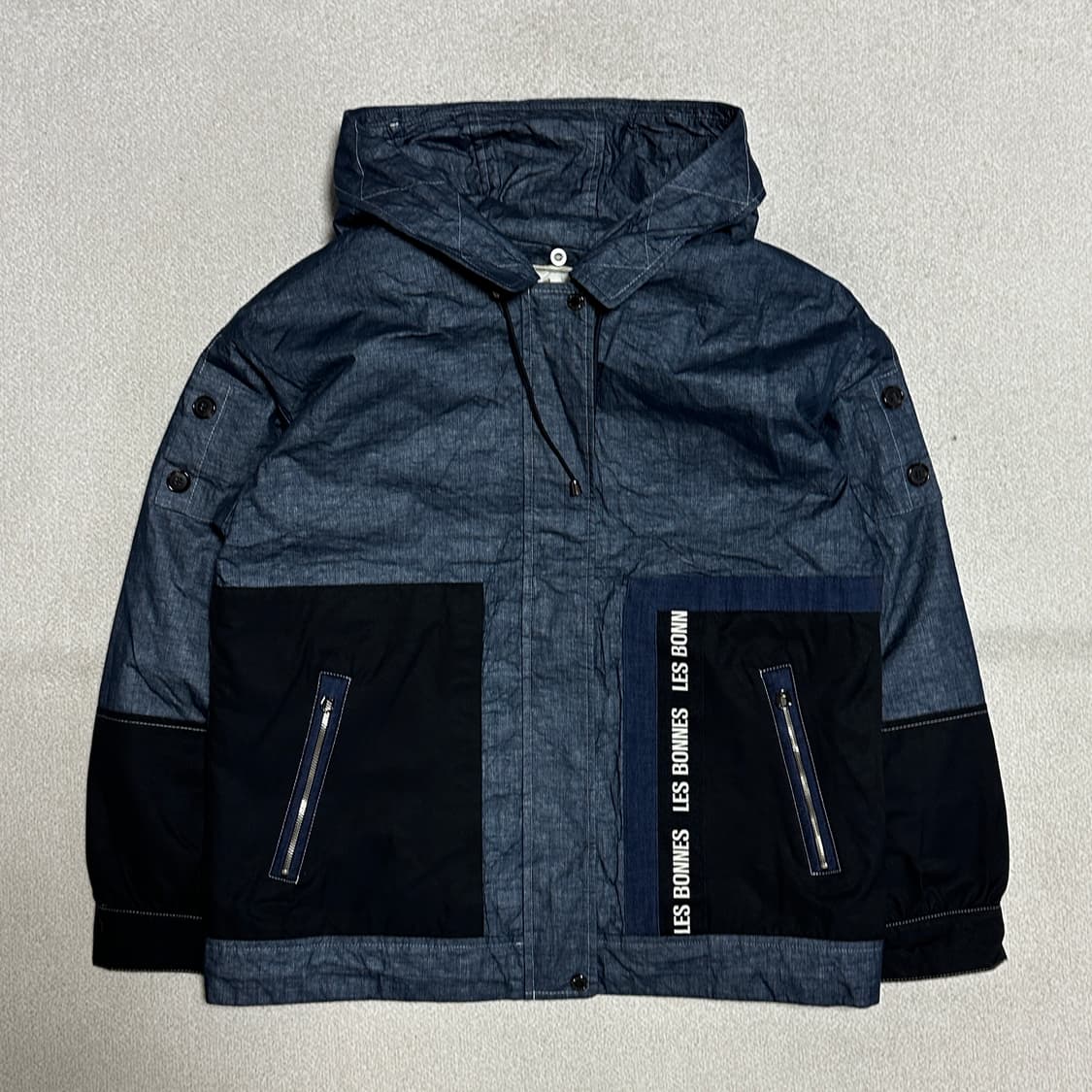 (택있음) 올리비아 로렌 데님 후드 점퍼 상품이미지2