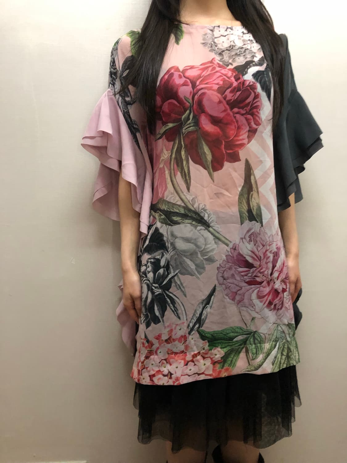 빈티지 오리엔탈 플라워 블라우스 상품이미지5
