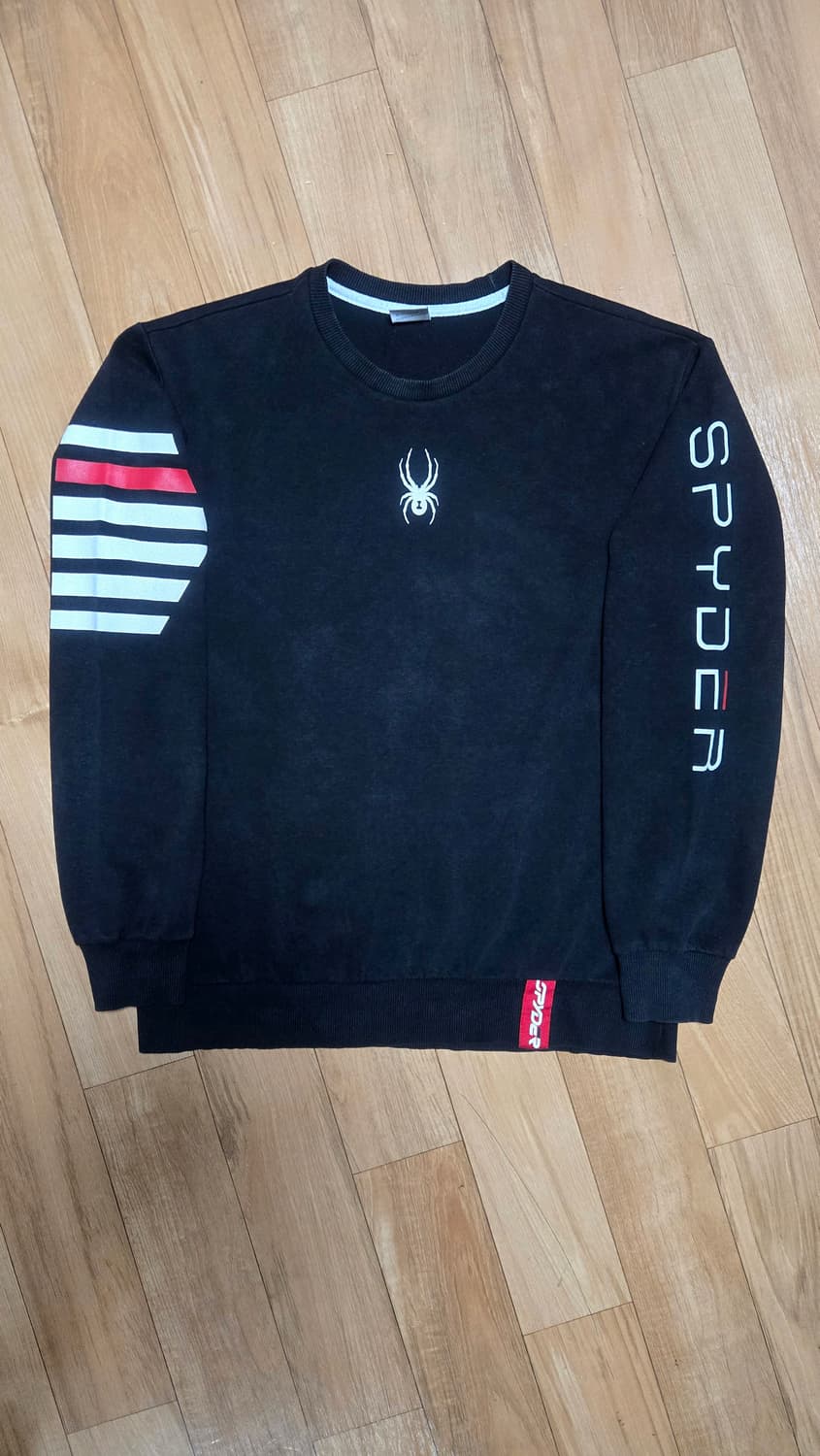 스파이더 블랙 맨투맨 티셔츠 L 상품이미지1