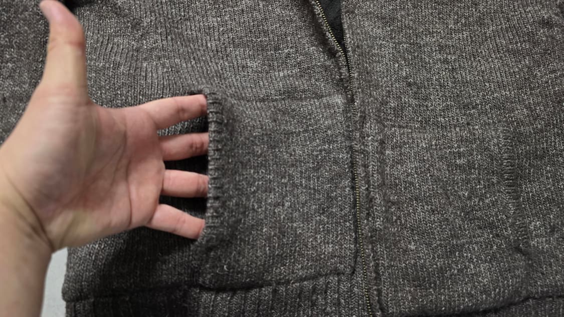 L.L.BEAN 엘엘빈 헤비 집업 울 니트 L 싸이즈 상품이미지4