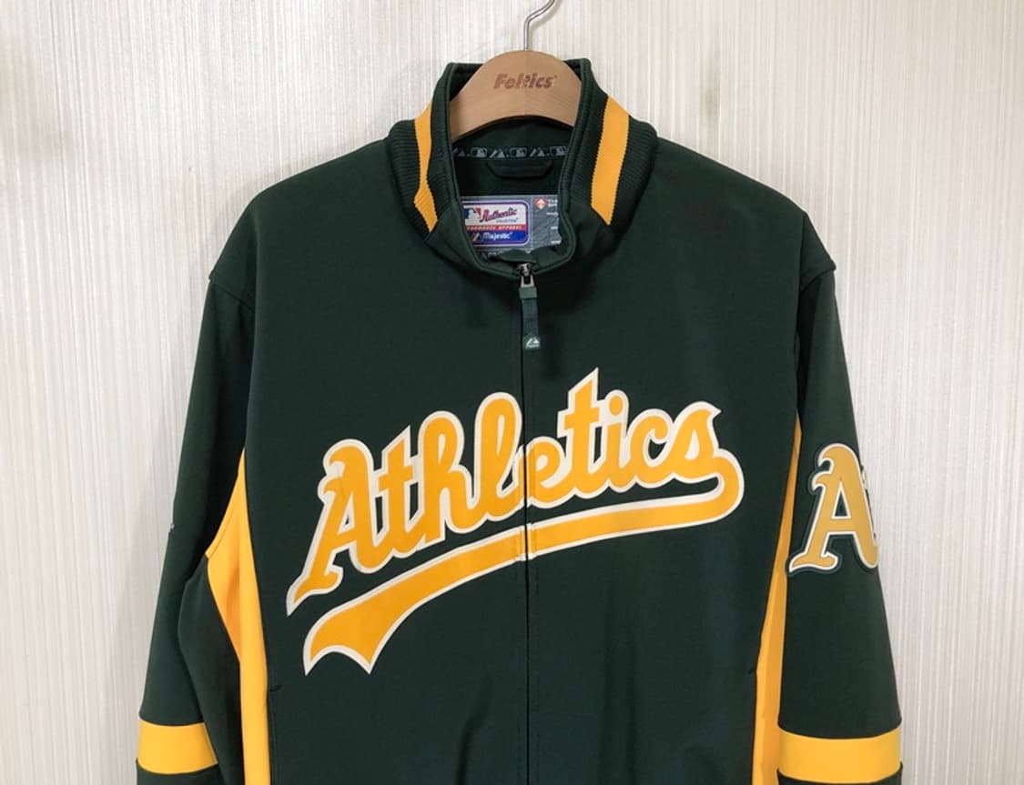 MLB 마제스틱 THERMA BASE 오클랜드어슬레틱스 어센틱자켓 M 상품이미지2