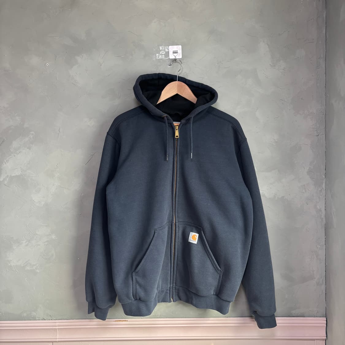 칼하트 써멀 후드집업 네이비 상품이미지1