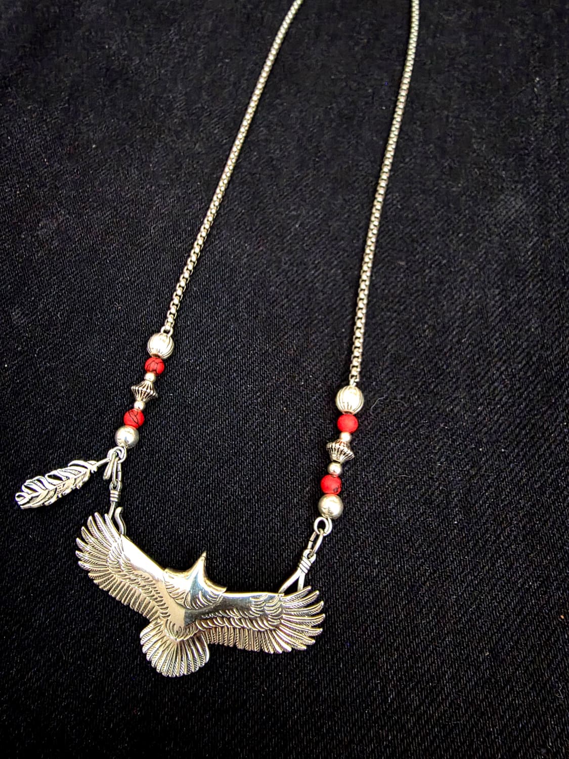 3Cross silver egle Navaho nacklace 상품이미지6