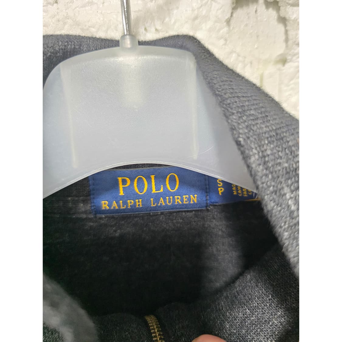 택포// 폴로 랄프로렌 차콜 반집업 맨투맨 M edc 상품이미지2