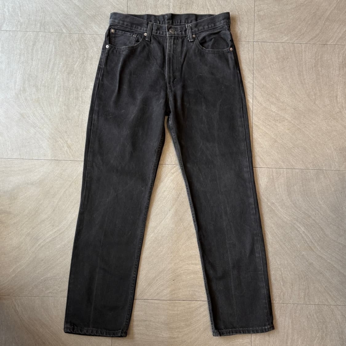 리바이스 정품 505 데님 블랙 팬츠 바지 상품이미지1