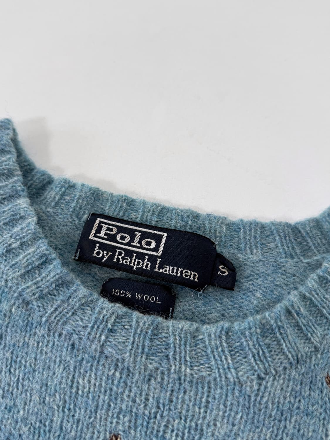 폴로 랄프로렌 청둥오리 자수 패턴 울 니트 상품이미지5