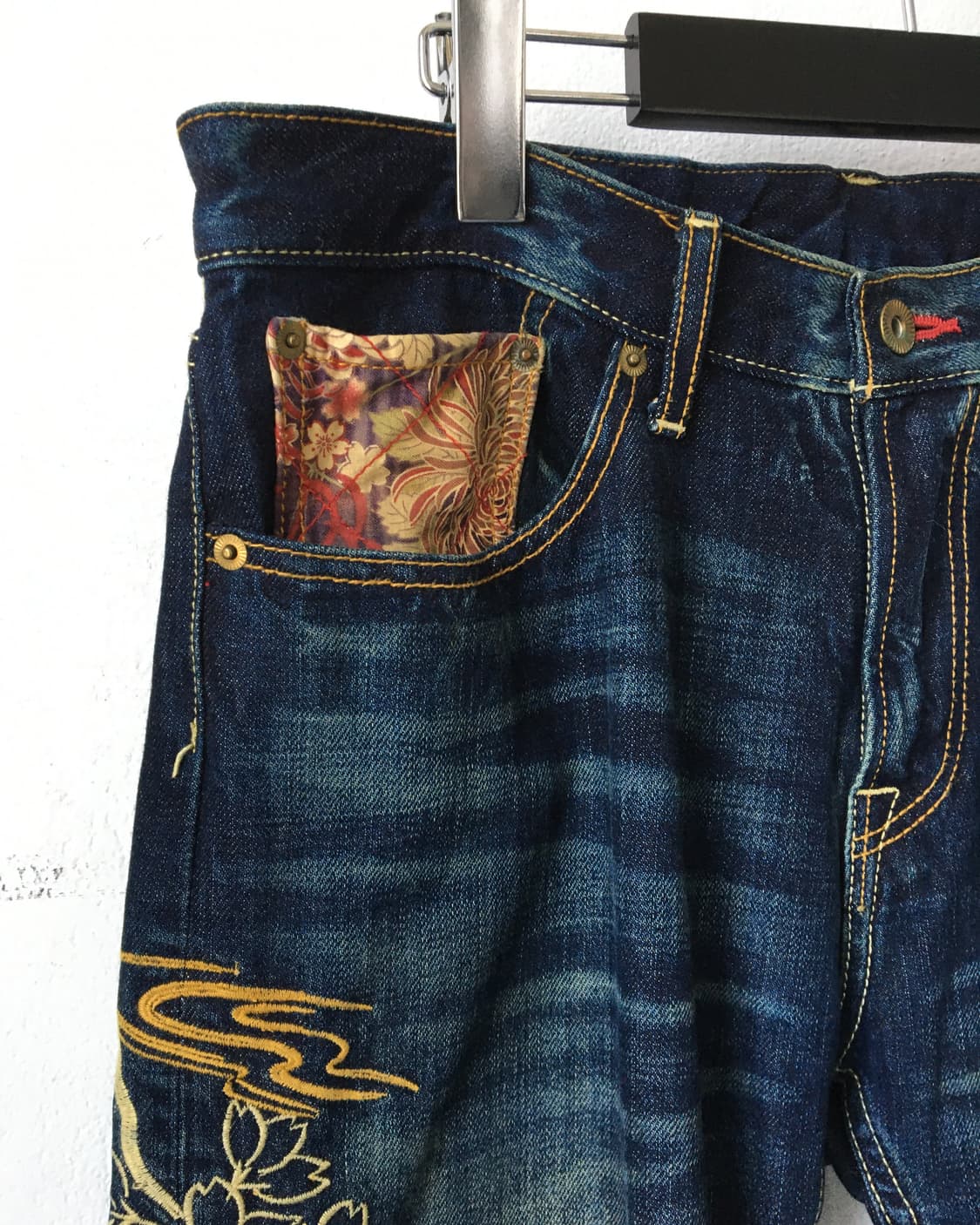 Oriental needle work denim pants 상품이미지6