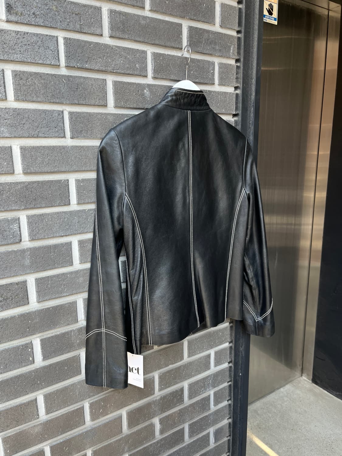 Pierre Cardin 피에르가르뎅 스티치 양가죽자켓 상품이미지4