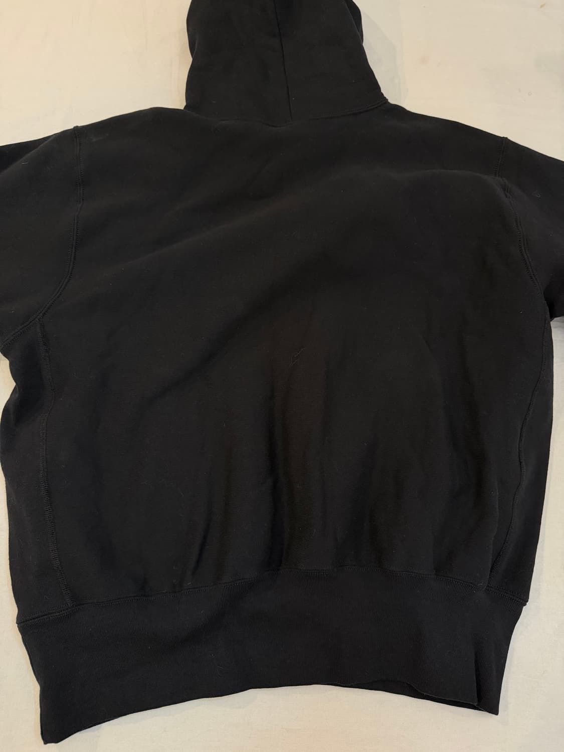 캠버 헤비웨이트 리버스위브 후드티 블랙 상품이미지2