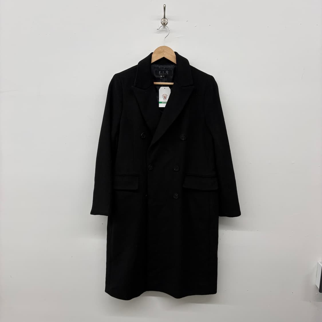 ZIO SONGZIO 블랙 더블 코트 남M 상품이미지1