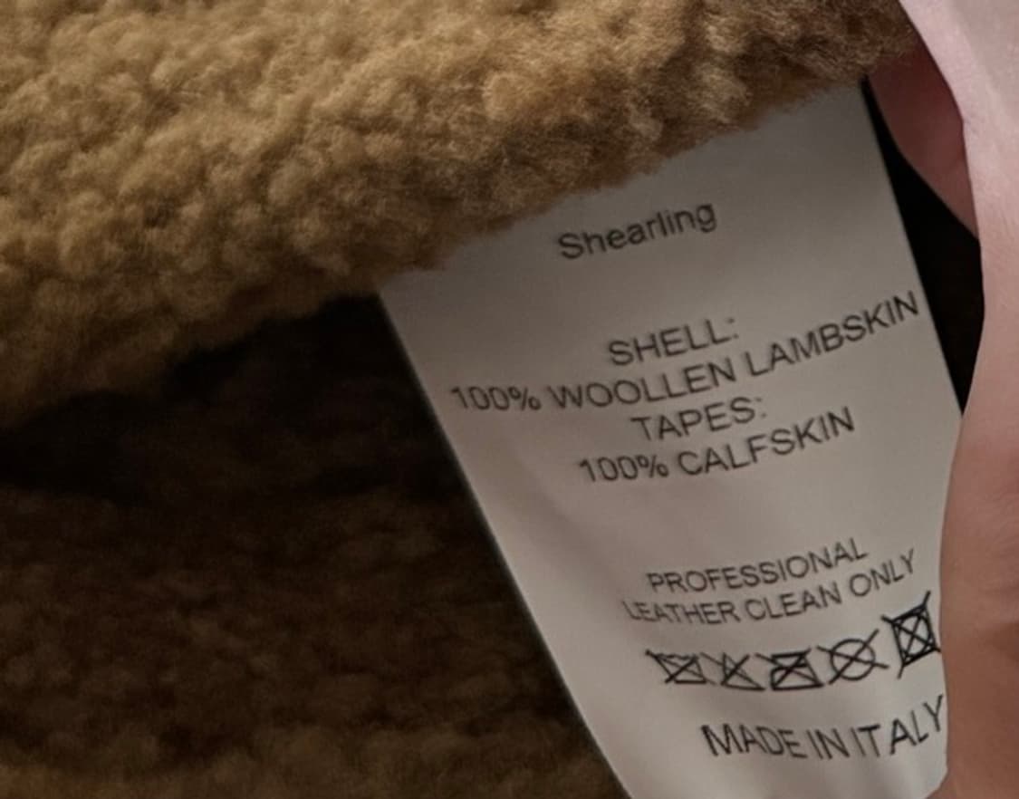 Drake's 드레익스 시어링 무스탕 코트 40 상품이미지6