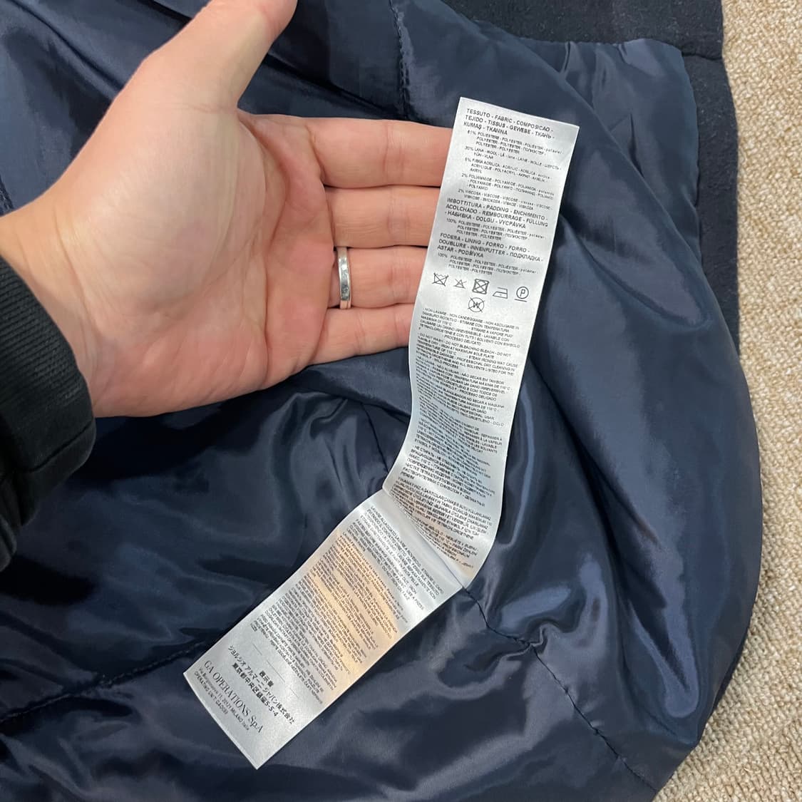 알마니 익스체인지 더플코트 상품이미지8