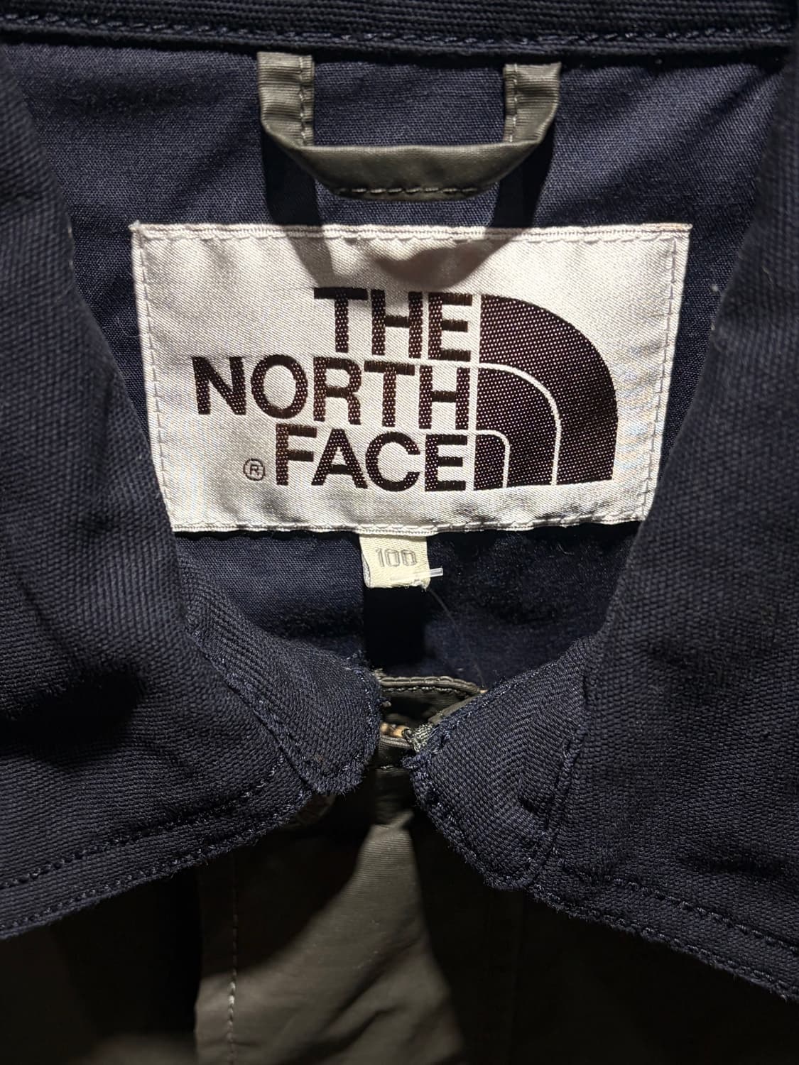 L 노스페이스 왁스 나일론 카키 야상 자켓 상품이미지6