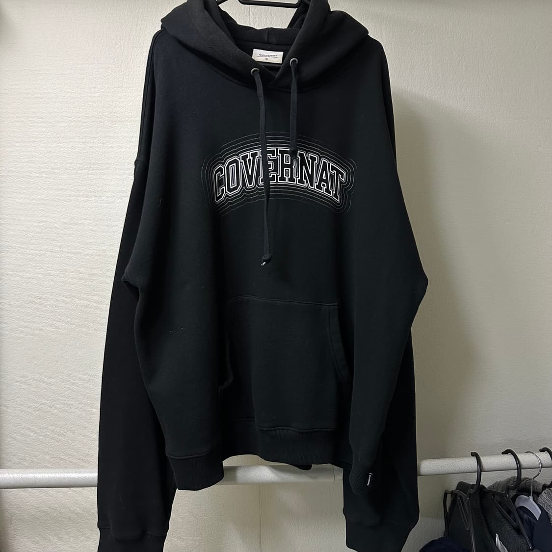 커버낫 블랙 후드티 상품이미지2