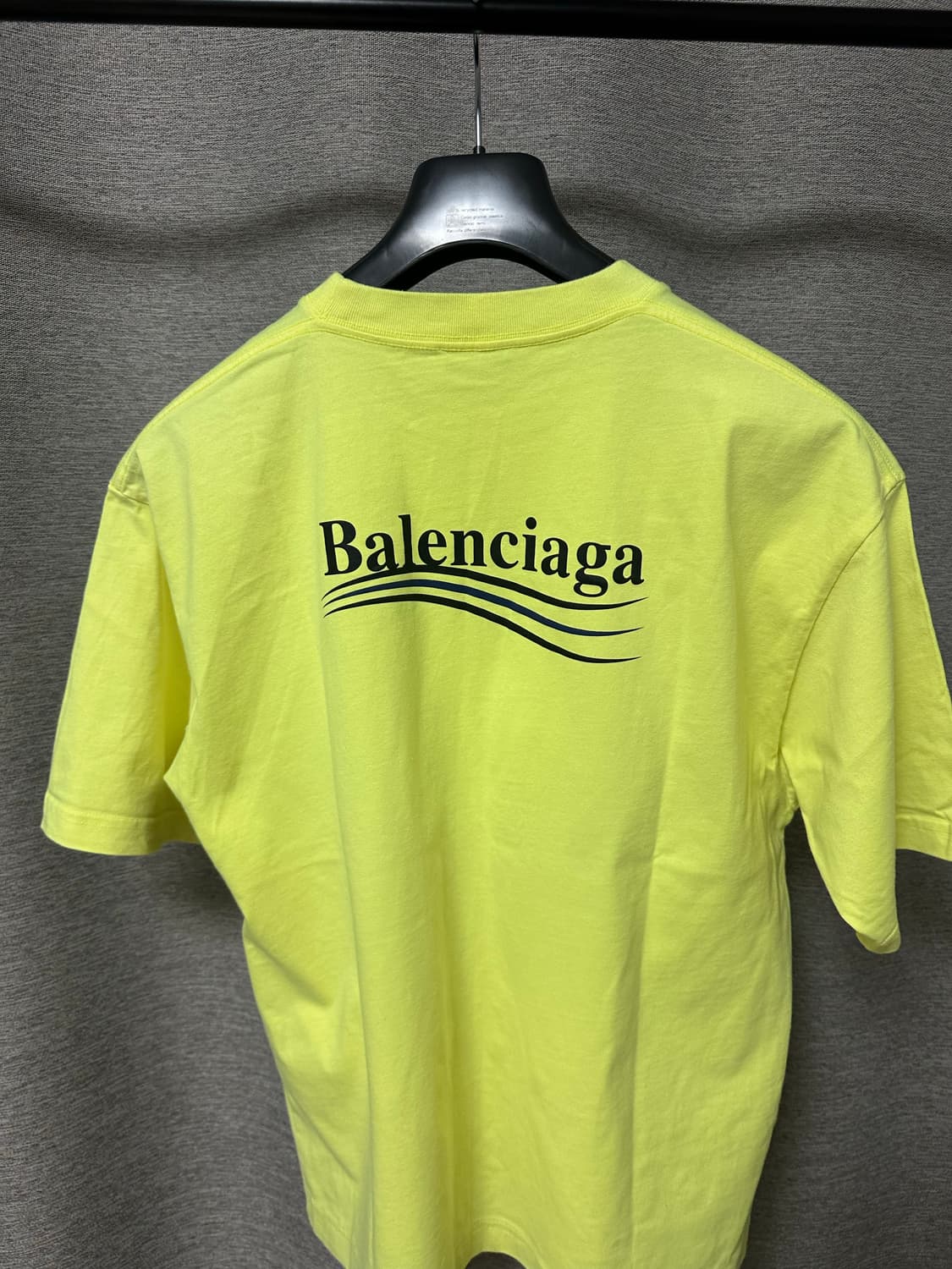 발렌시아가 웨이브로고 반팔 네온 (103/xs) 상품이미지2