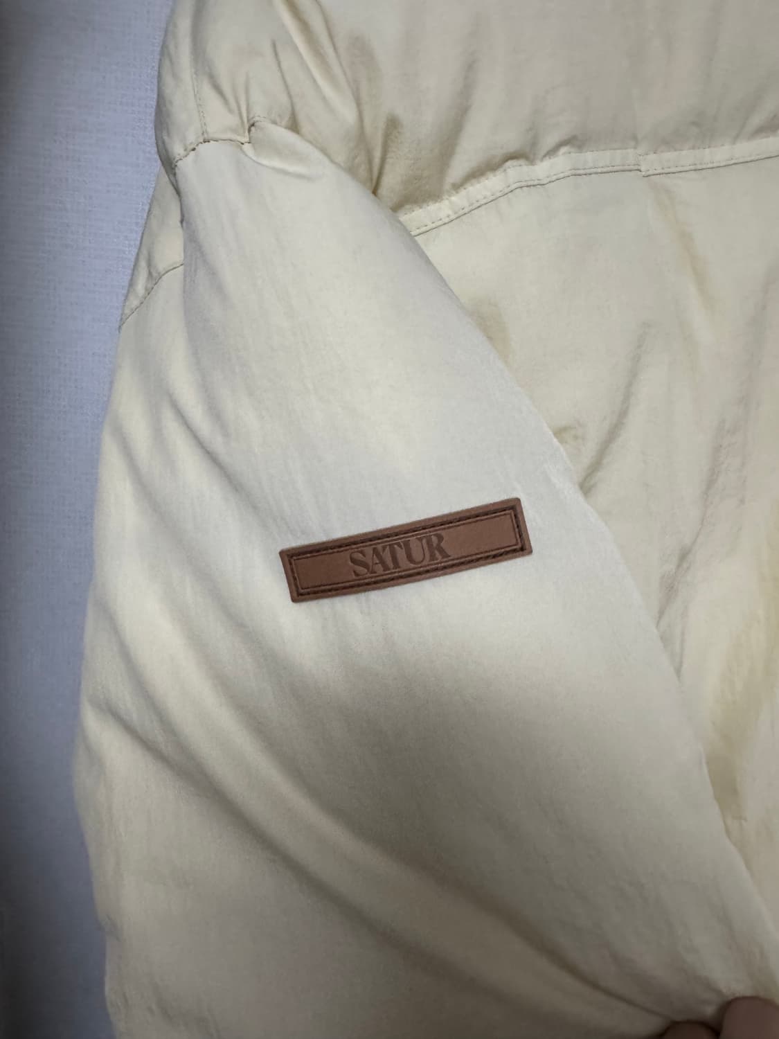 [세터] 컴포트 덕 다운 패딩 점퍼 리조트 아이보리 (L) 상품이미지4