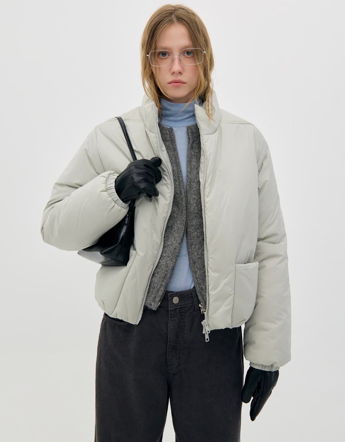 로우클래식 숏 푸퍼 자켓 L 상품이미지1