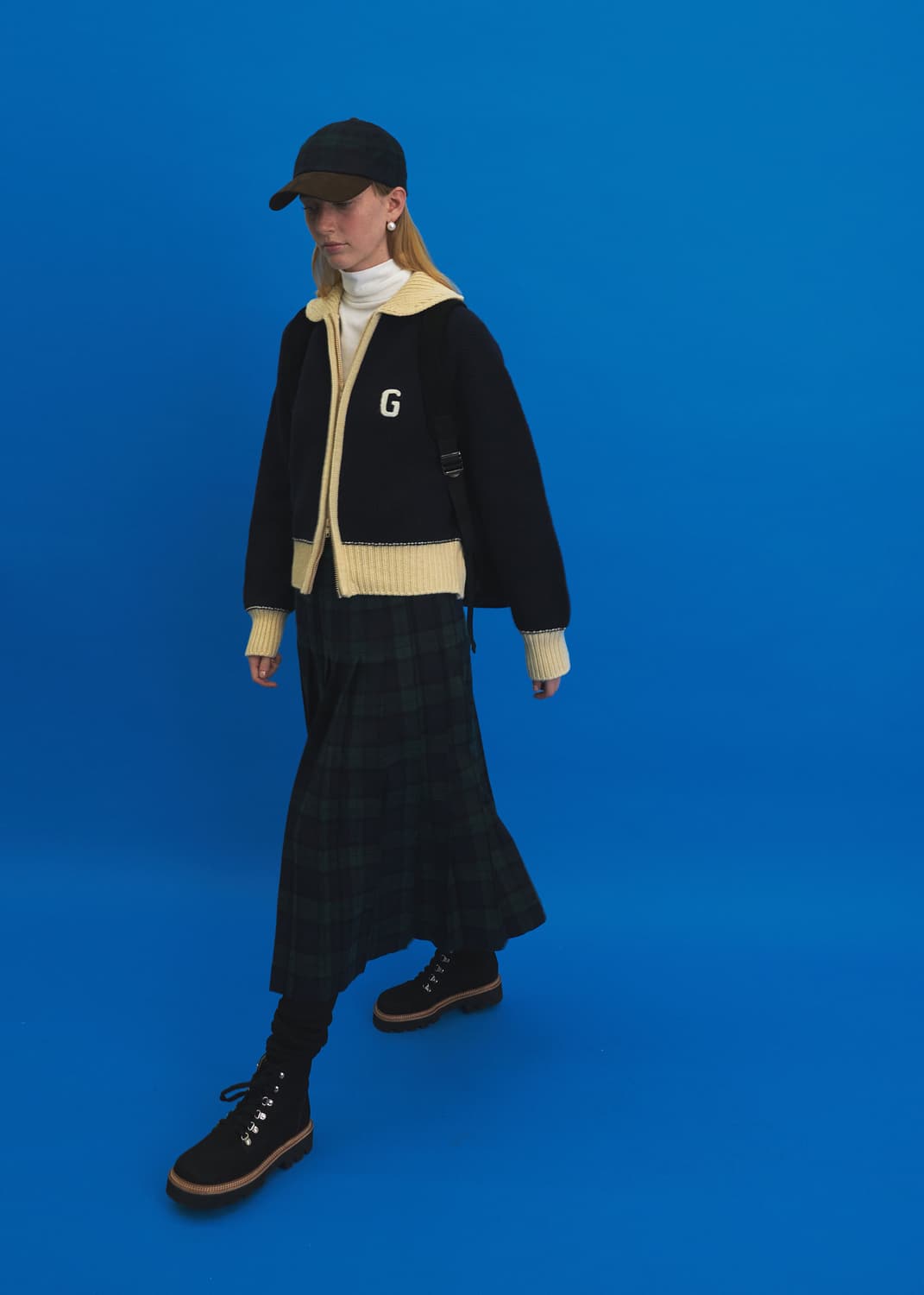 새상품)그로브 글리 가디건(네이비) 상품이미지1