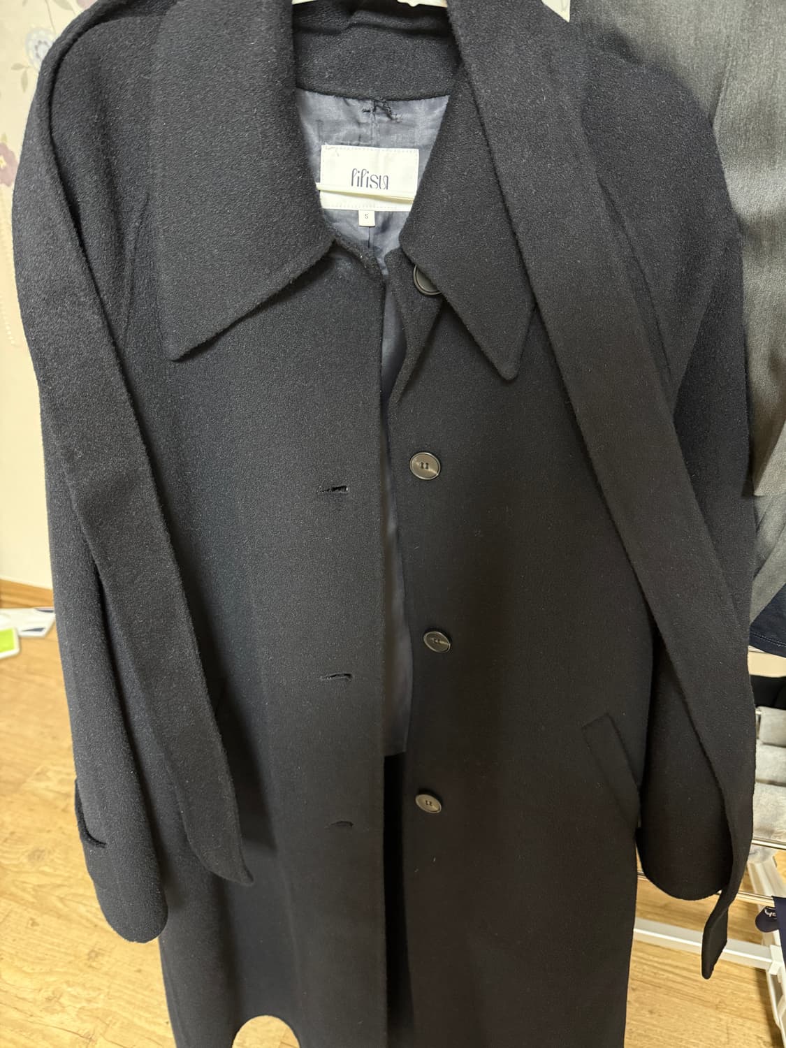 리리수 싱글 베이직 코트 상품이미지3