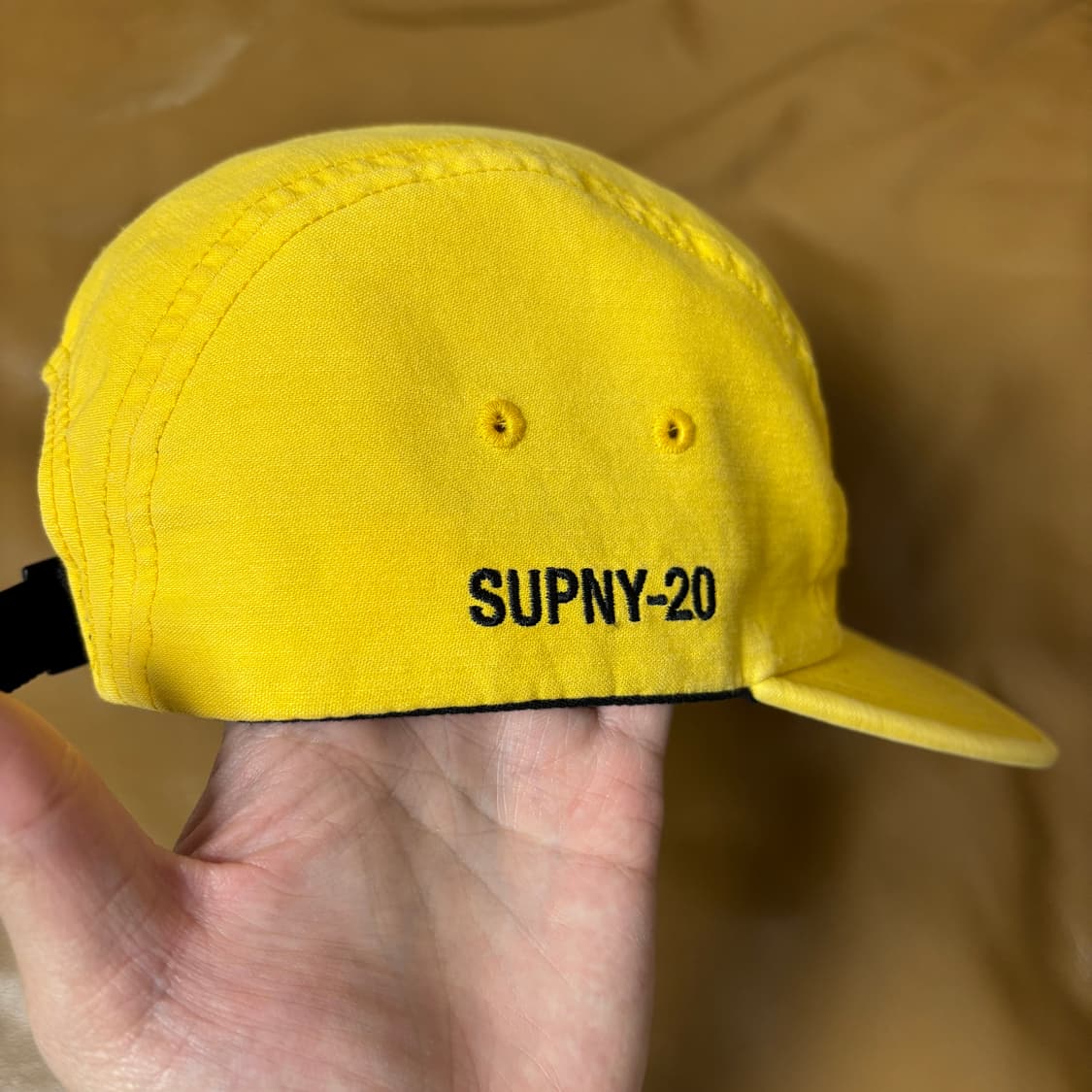 Supreme 슈프림 20ss 밀리터리 워시드 옐로우 캠프캡 모자 상품이미지9