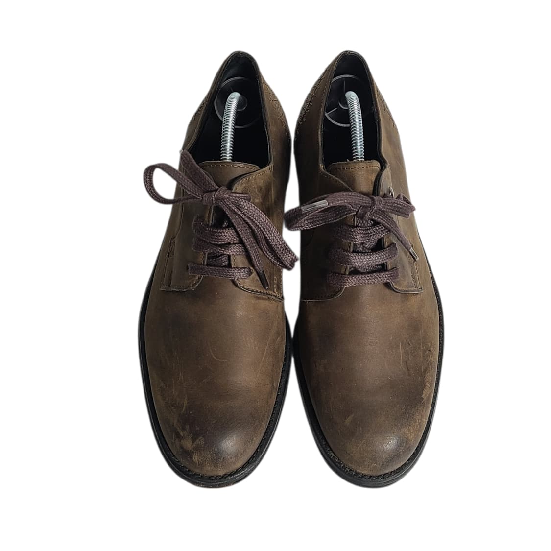 255-260) DIESEL 디젤 빈티지 워시드 레더 더비 슈즈 상품이미지5