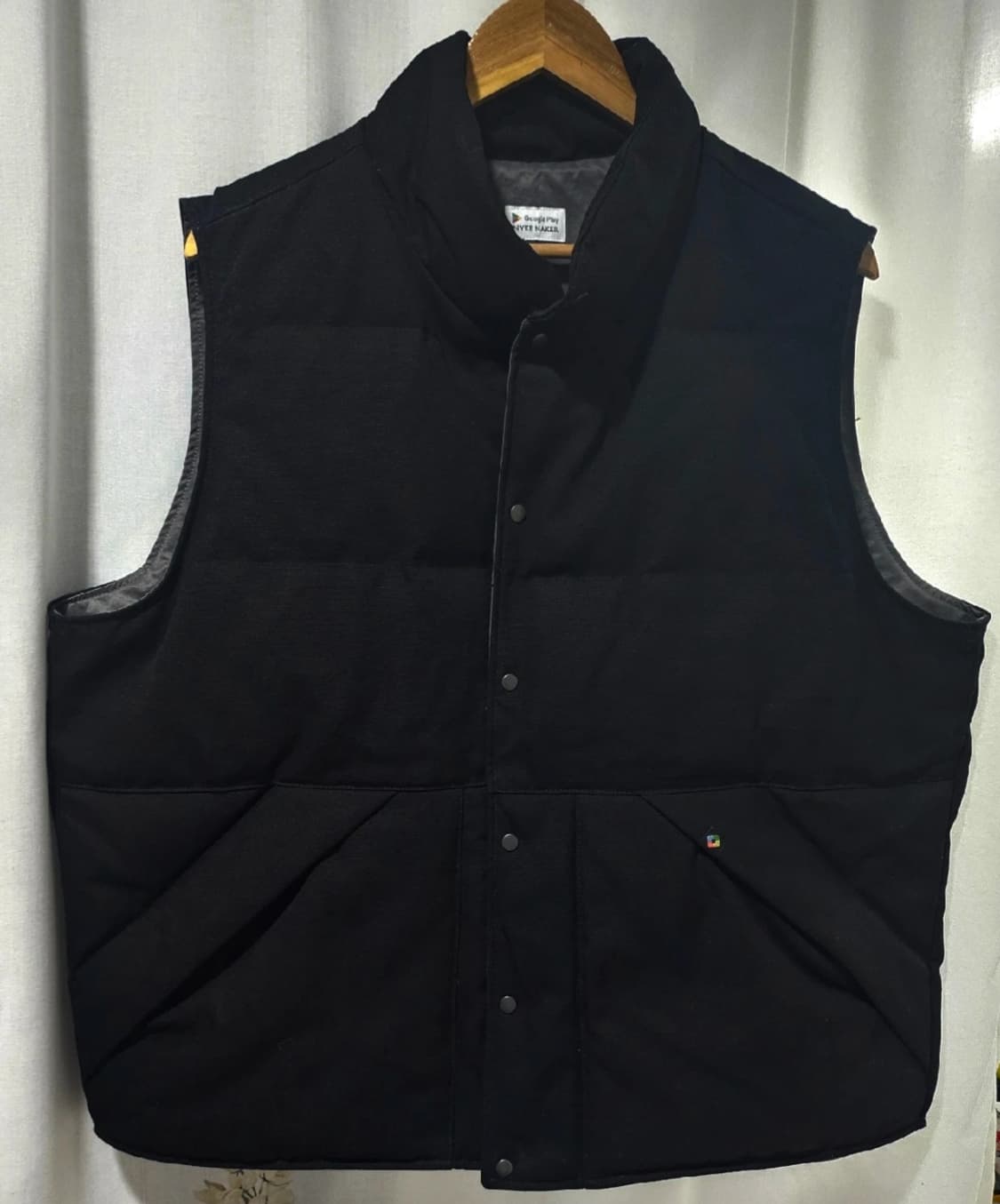 구글플레이 × NYKE NAKER 구스다운 조끼 (NKG CANVAS D 상품이미지1