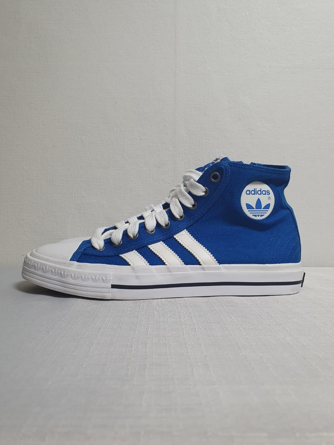265mm 아디다스 x 니고 슈팅스타 캔버스 하이탑 다크 블루 스니커즈 상품이미지4