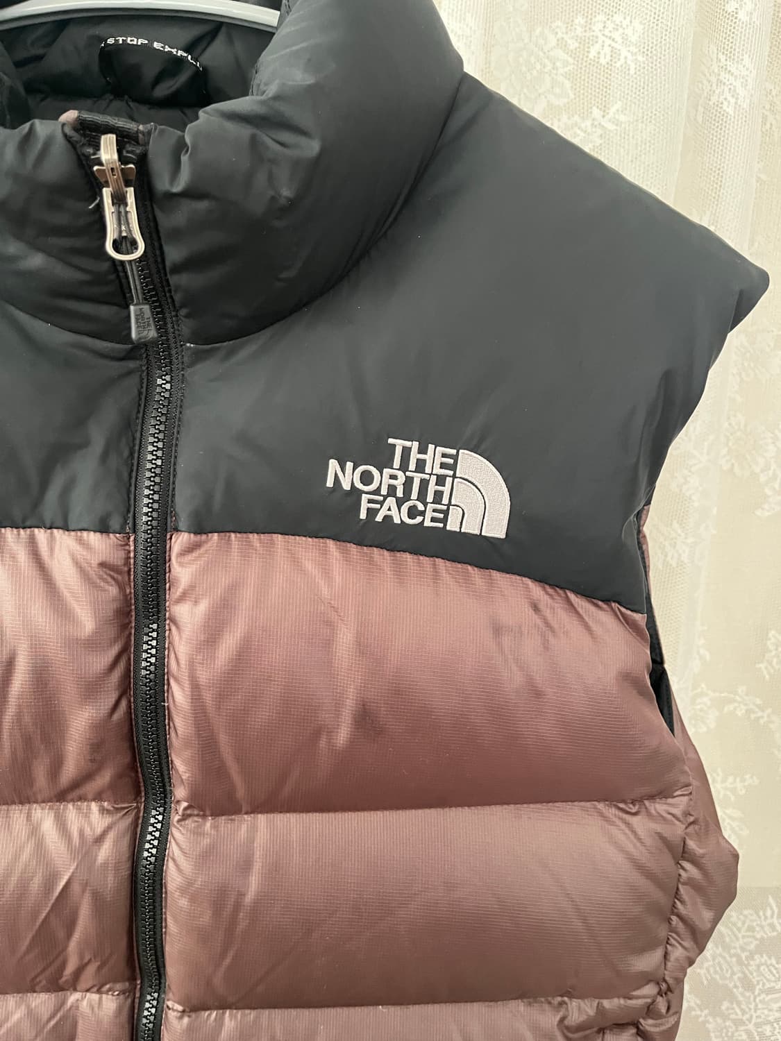 100) 노스페이스 700 초코브라운 패딩 조끼 베스트 상품이미지3