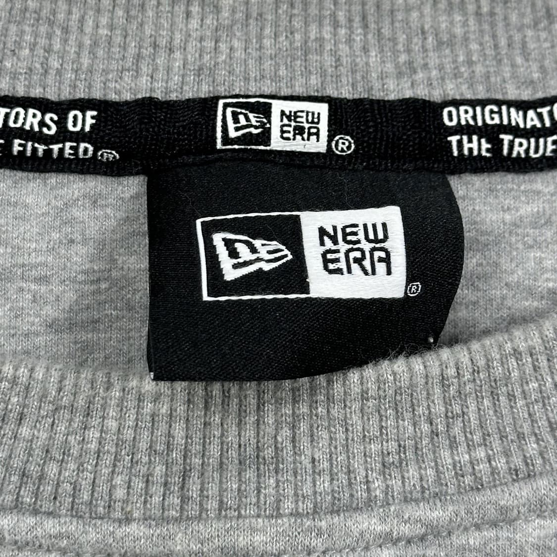 뉴에라 빅로고 그레이 크루넥 맨투맨 (M) 상품이미지5