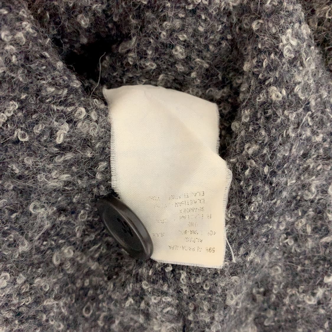 아르마니 콜레지오니 이태리 정품 프릴 알파카 울 자켓 트위드 느낌 4 상품이미지7