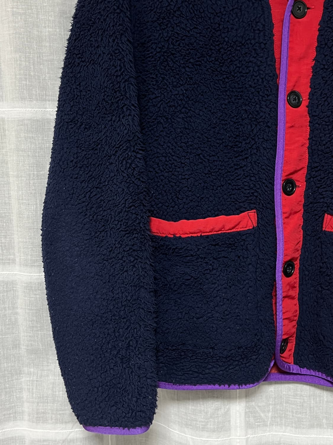 빔즈 숄카라 플리스 자켓 m사이즈 상품이미지4