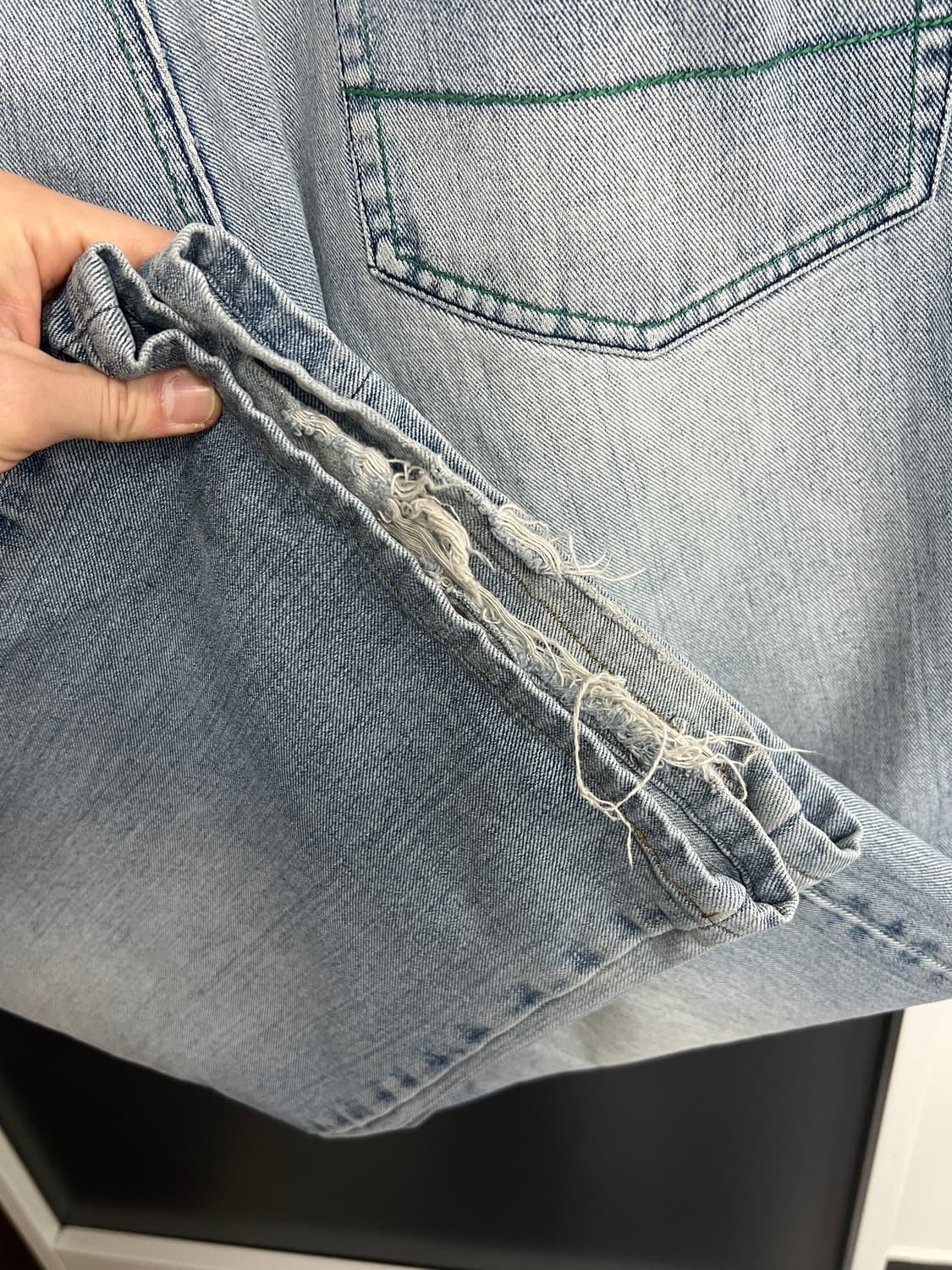 Akademiks 아카데믹 올드스쿨 와이드핏 힙합 데님 팬츠 상품이미지5