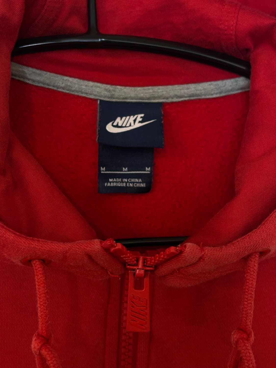 나이키 빨간색 후드집업 M 상품이미지2