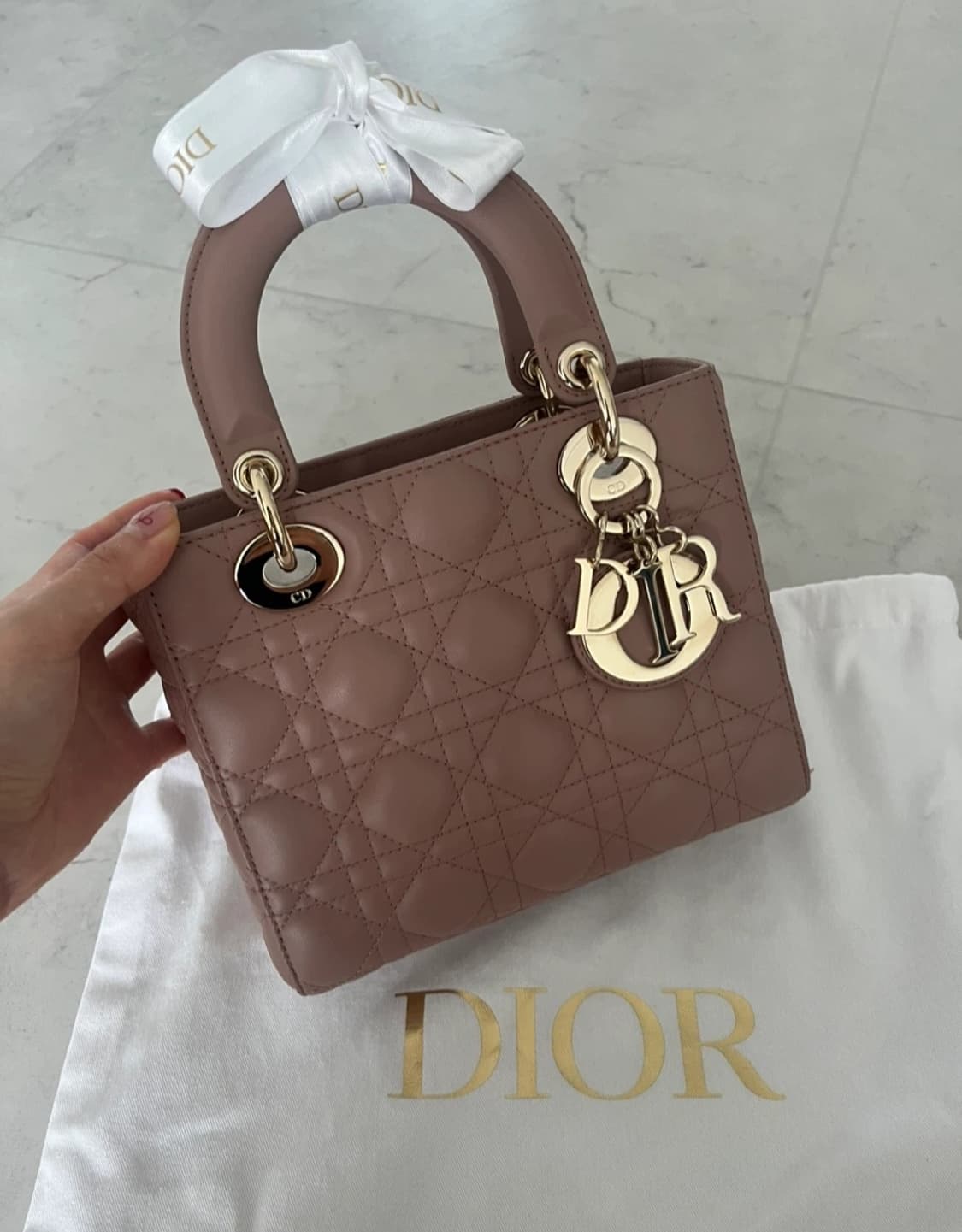 (정품)디올 레이디백 베이지 급처! 상품이미지1