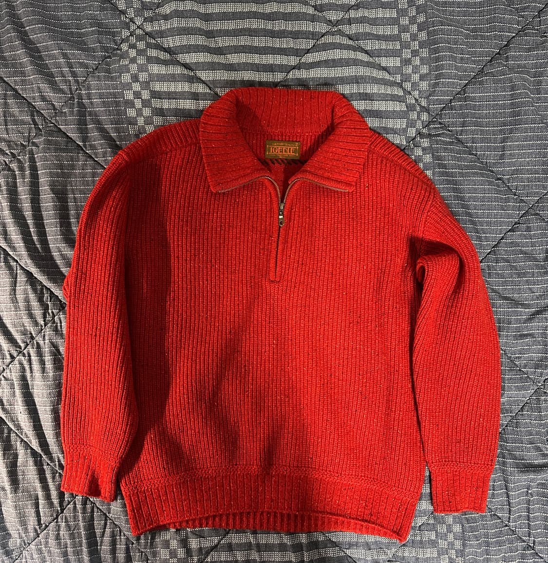 이외들 하프집업 니트 1사이즈 상품이미지1