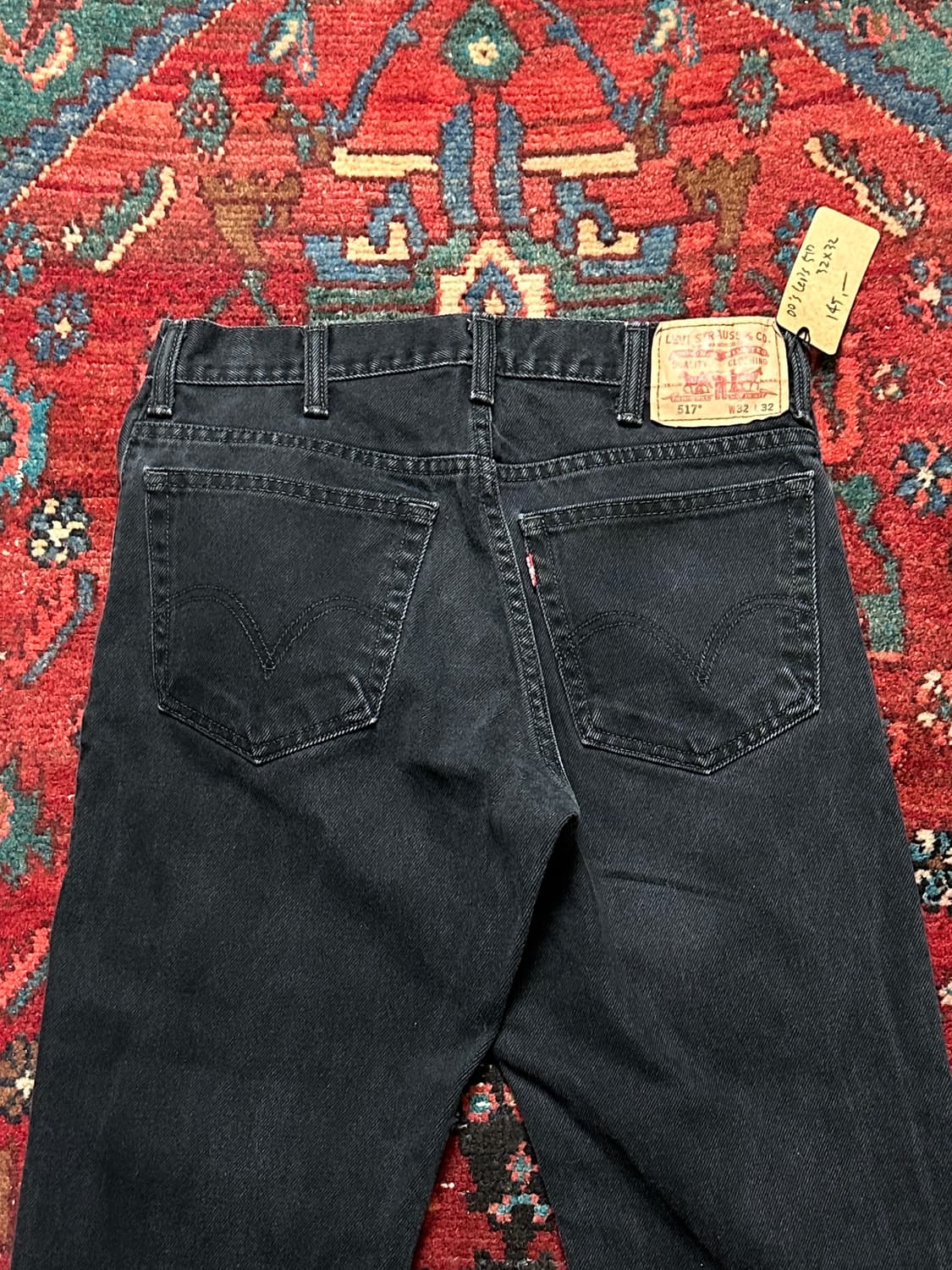 00's 리바이스 517 블랙 부츠컷 플레어진 상품이미지6