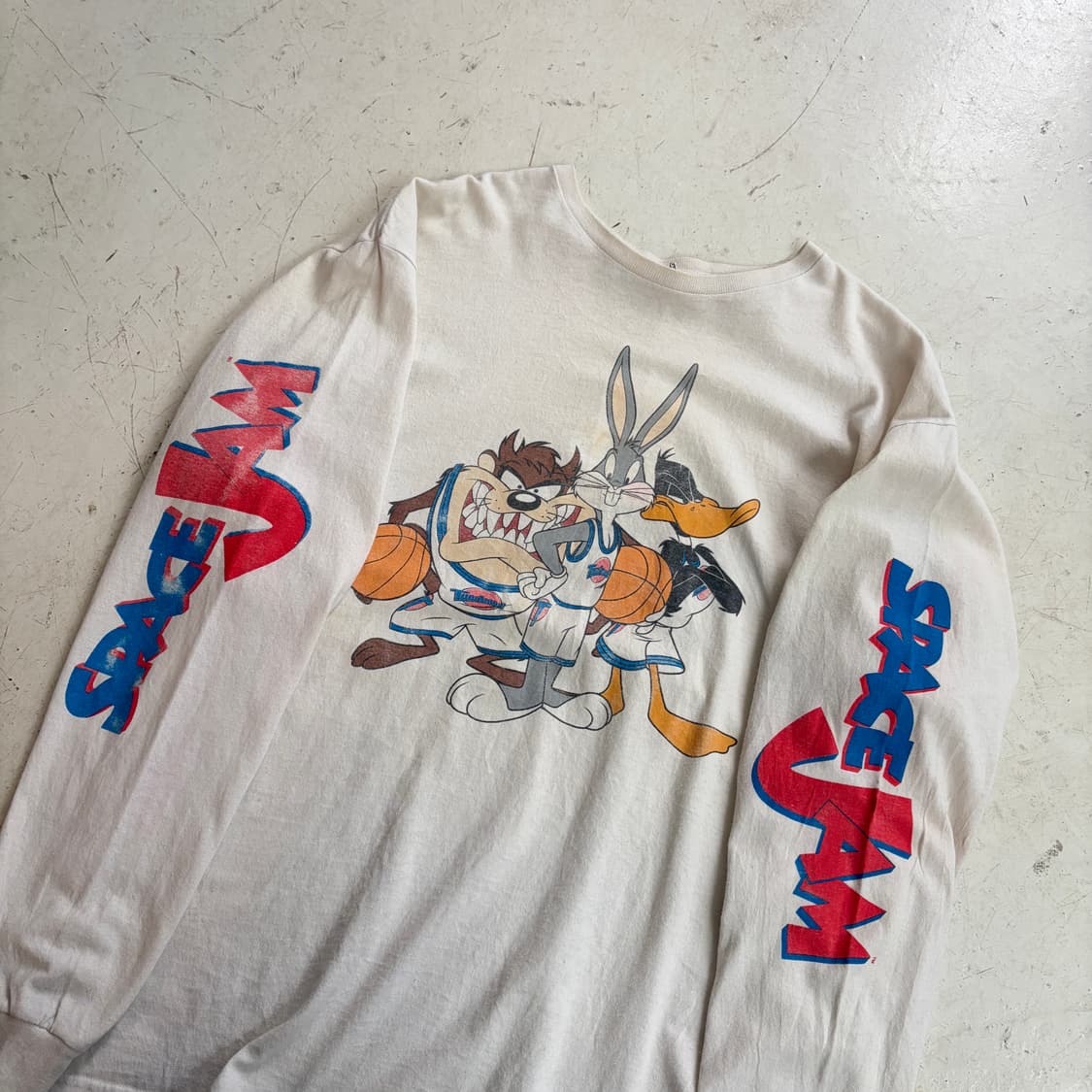 루니툰즈 스페이스 잼 오피셜 빈티지 롱슬리브 L 상품이미지5