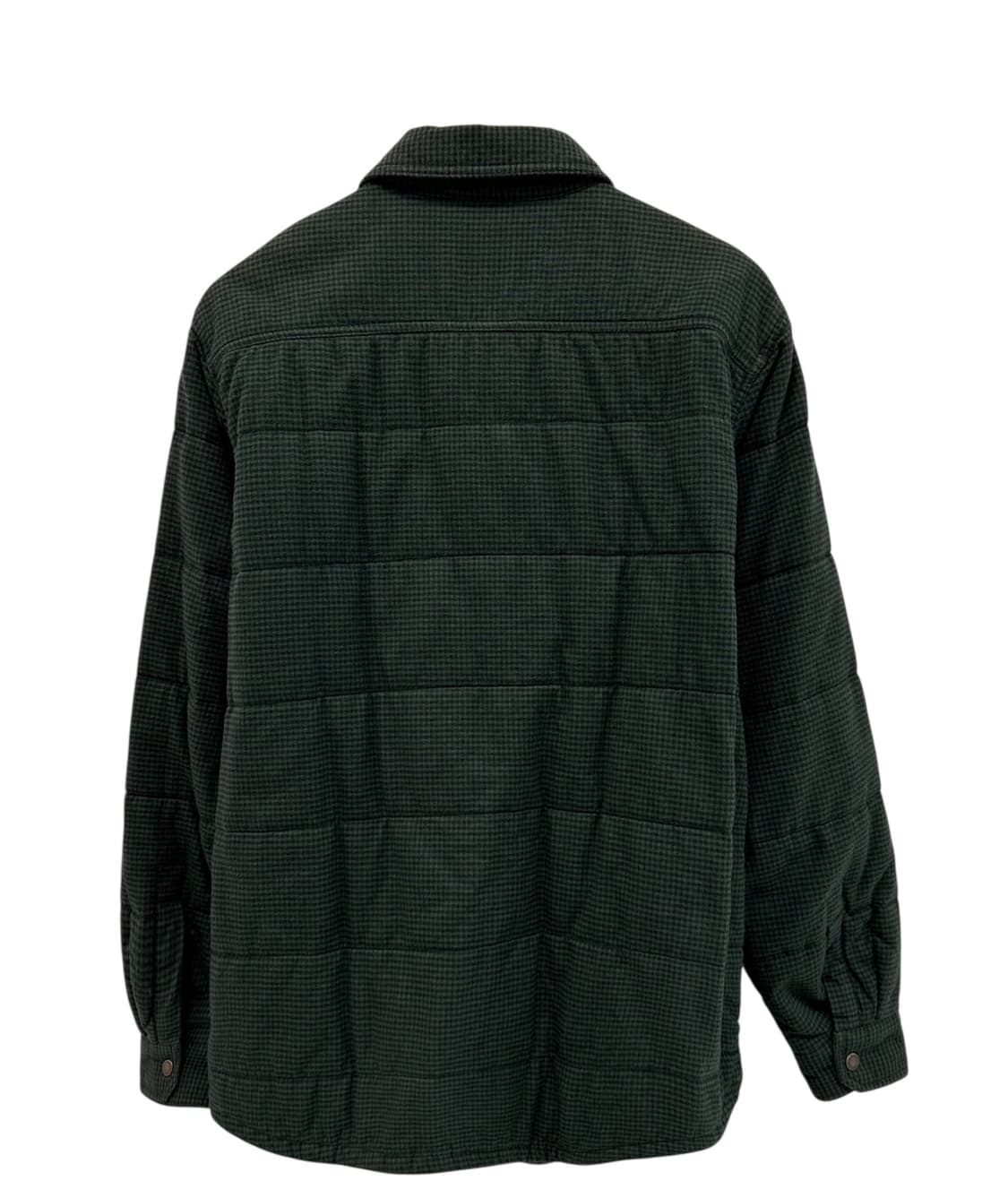 엘엘빈 깅엄체크 누빔자켓 다크그린 (M~L) 상품이미지10