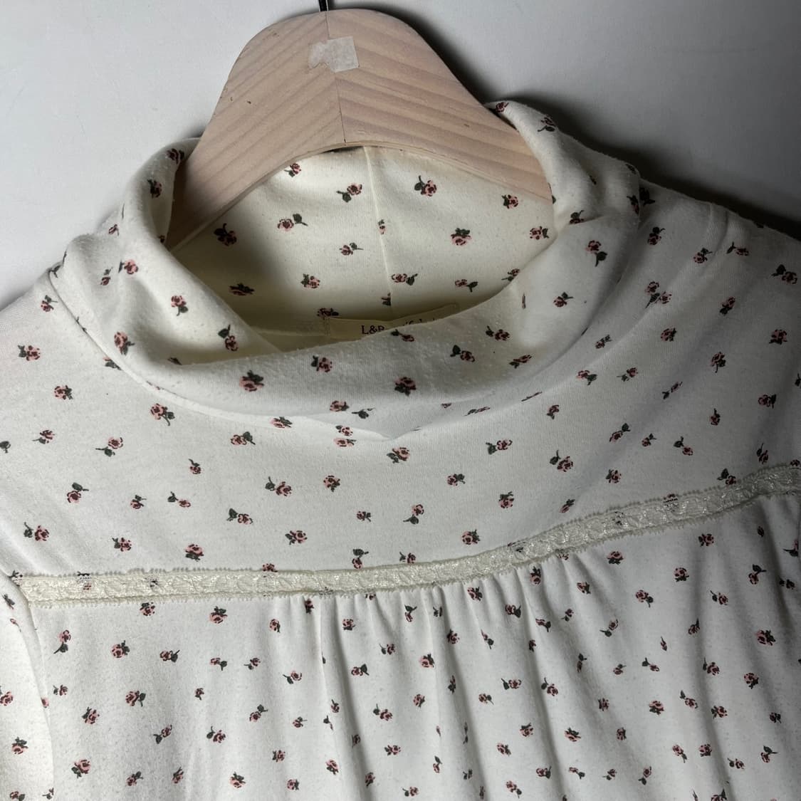 [JPN] 빈티지 모리걸 잔꽃 넥 롱슬리브 상품이미지2