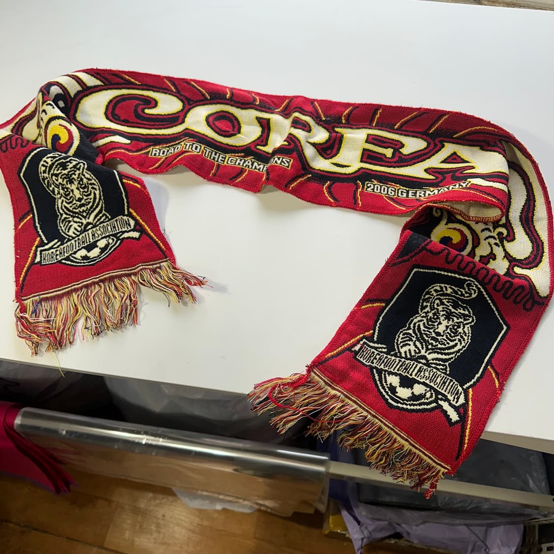 OS KFA 오피셜 한국국대 COREA로고 훌리건머플러 상품이미지3