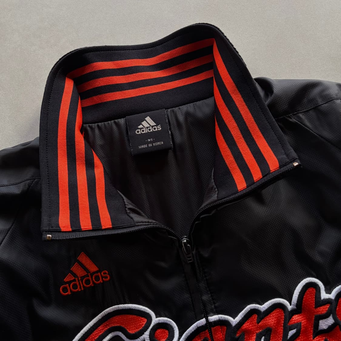 [M]아디다스 롯데 자이언츠 춘추용 베이스볼 자켓 상품이미지8